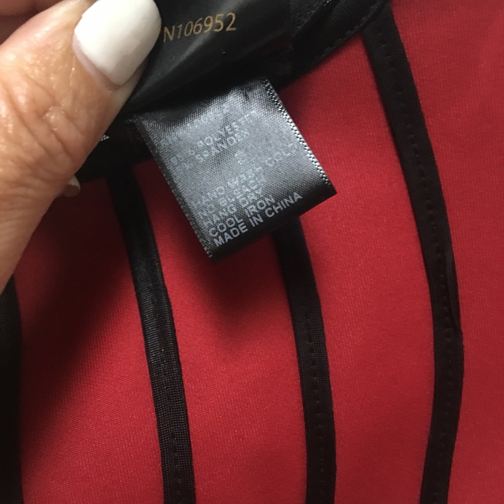 Sexy cute sheer backless black& red dress $30 OBO
